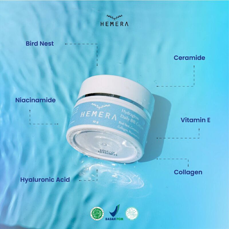 COD Hemera Hydraglow Hydra glow BB day cream / cream siang dan malam