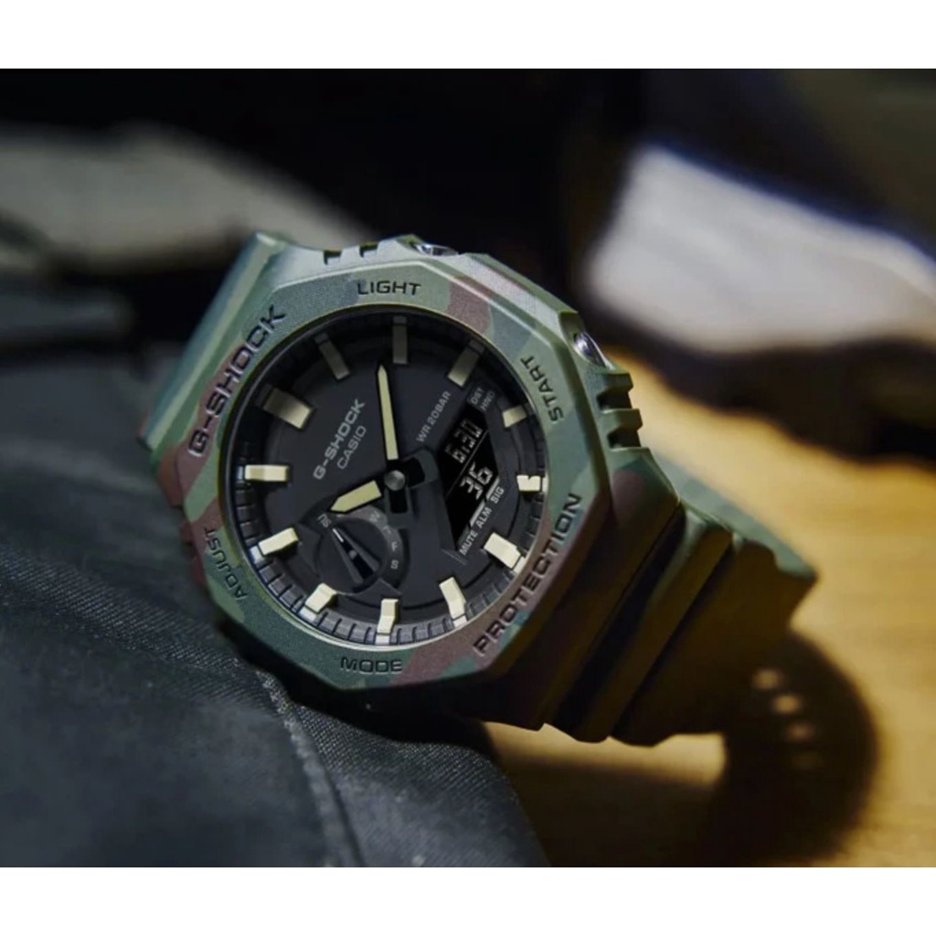 Jam Tangan Pria Casio G-Shock Limited Wild Explorer Custom GAE-2100WE-3A