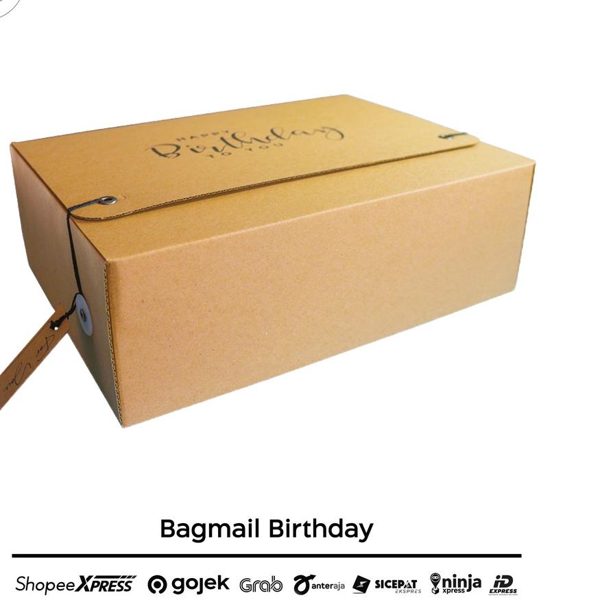 

12.12 BIG SALE FASION happy birthday simple box premium look size : 30x22x10 dan 32,5x28x11 include hangtag 