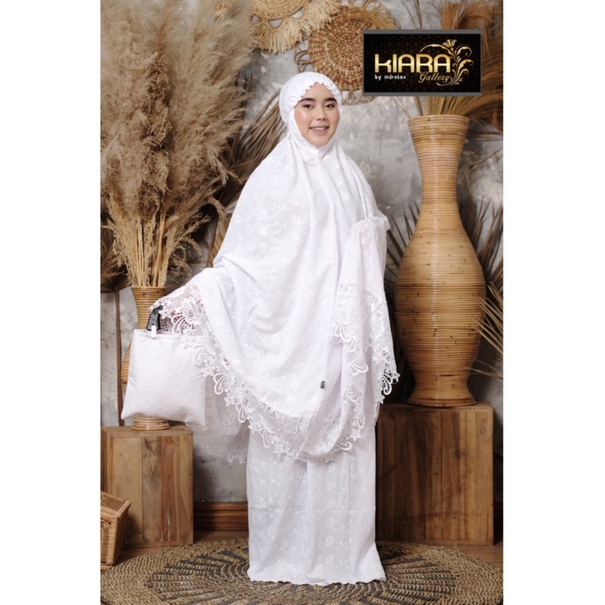 Mukena Dewasa Mukena Dewasa Katun Paris Putih(B9T2) REAL PICT Mukenah Dewasa Mukena Bali Premium Muk