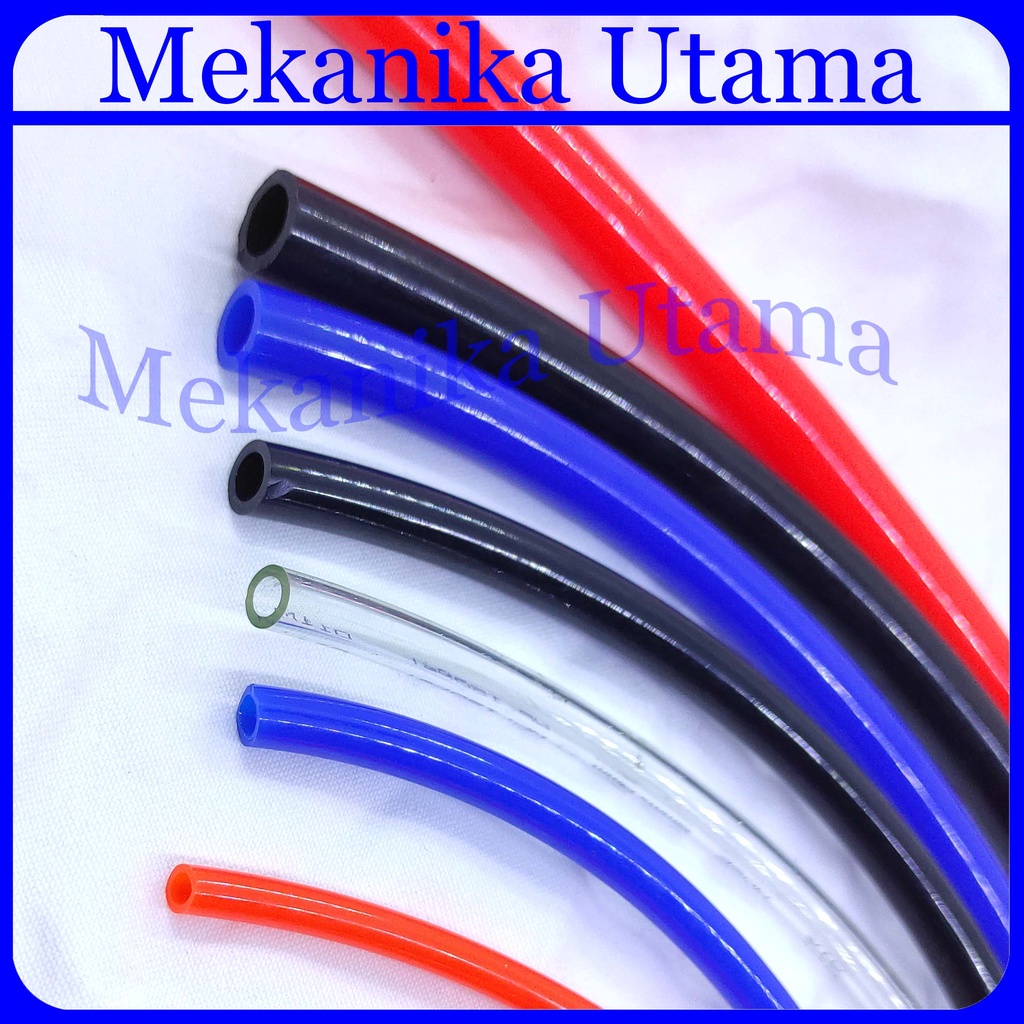 Selang PU ; PU4x2,5 ; PU2,5x4 Polyurethane  ; PU Hose / Tubing PU ukuran 4mm x 2,5mm