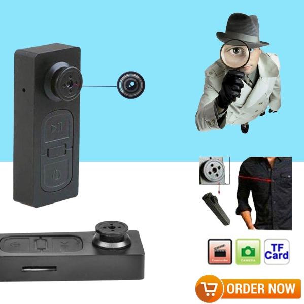♣ KAMERA KANCING BAJU - SPY CAMERA KANCING - HD ➨