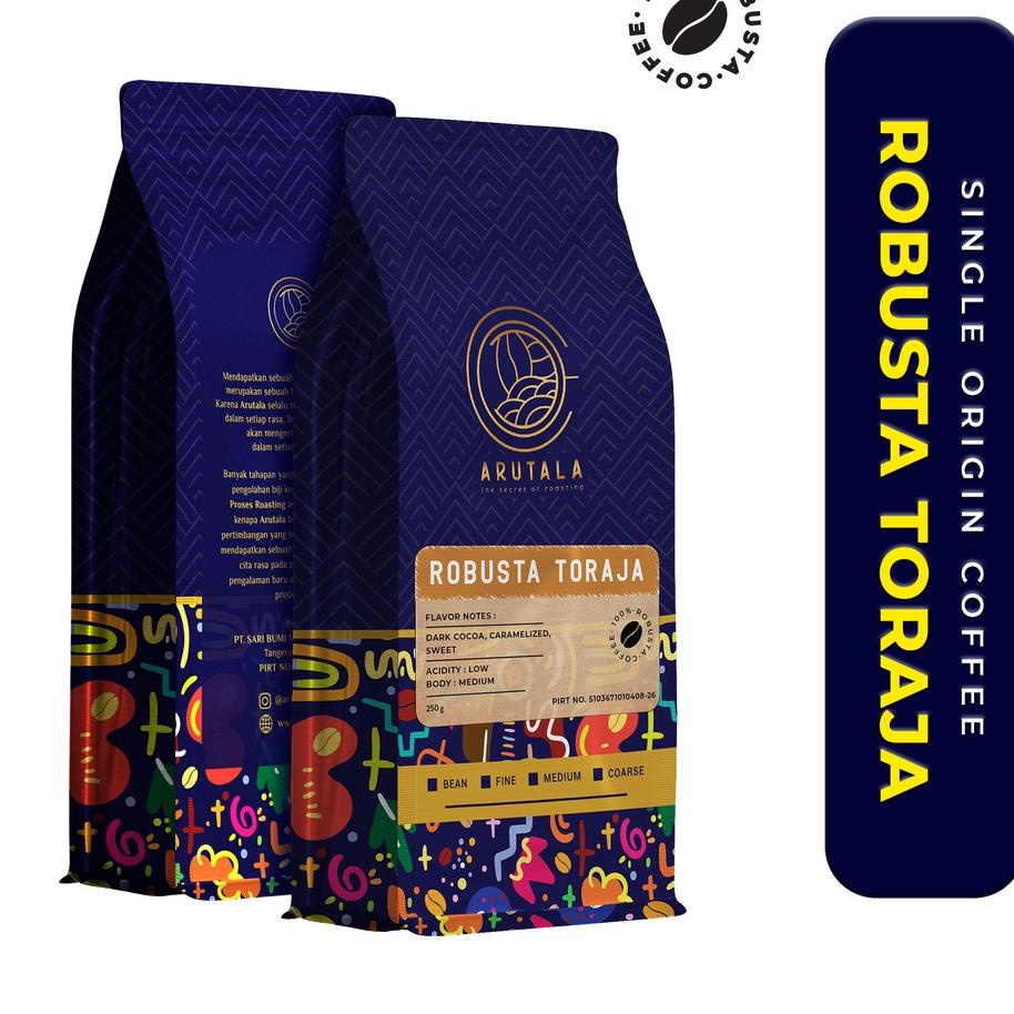 

12.12 FLASH SALE ARUTALA Kopi Toraja Rantebua Robusta Coffee 250 gram !