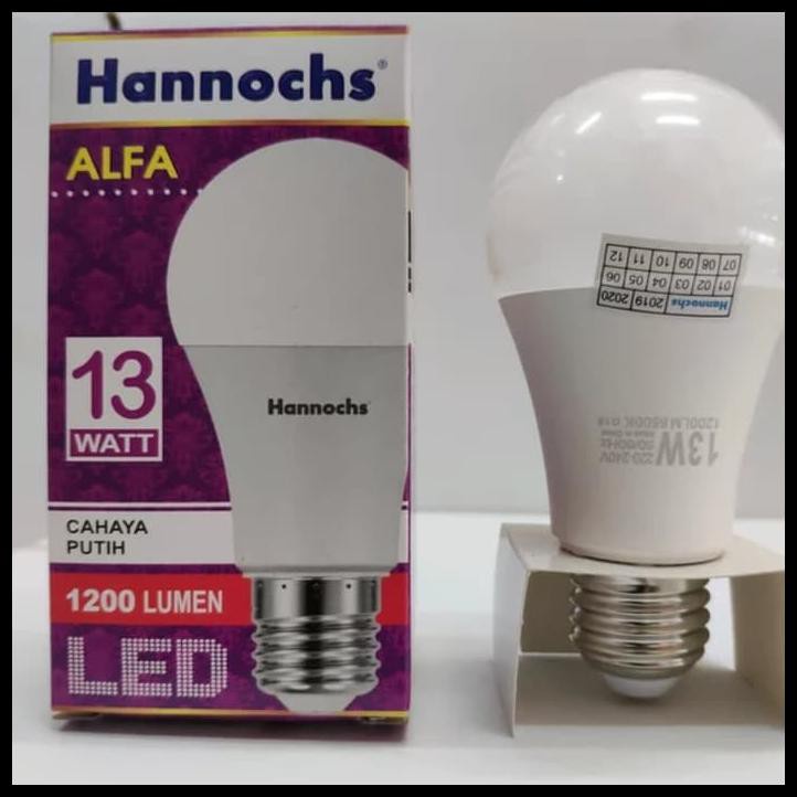 Lampu Led Hannochs Alfa 13 Watt Cahaya Putih