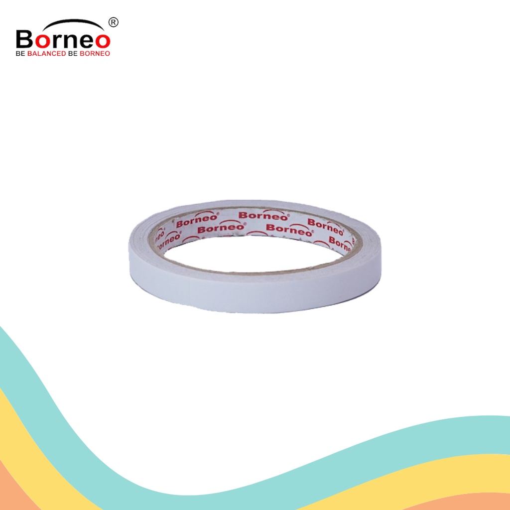 

DOUBLE TAPE BORNEO 12 MM CORE MERAH (1 PCS)