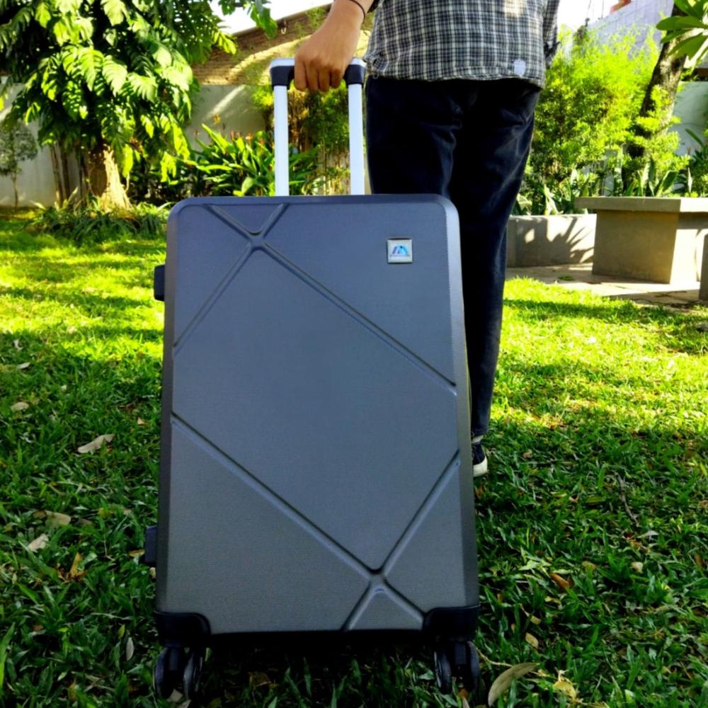 koper 24 inch koper POLO tidak mudah pecah Roda 4 koper jumbo