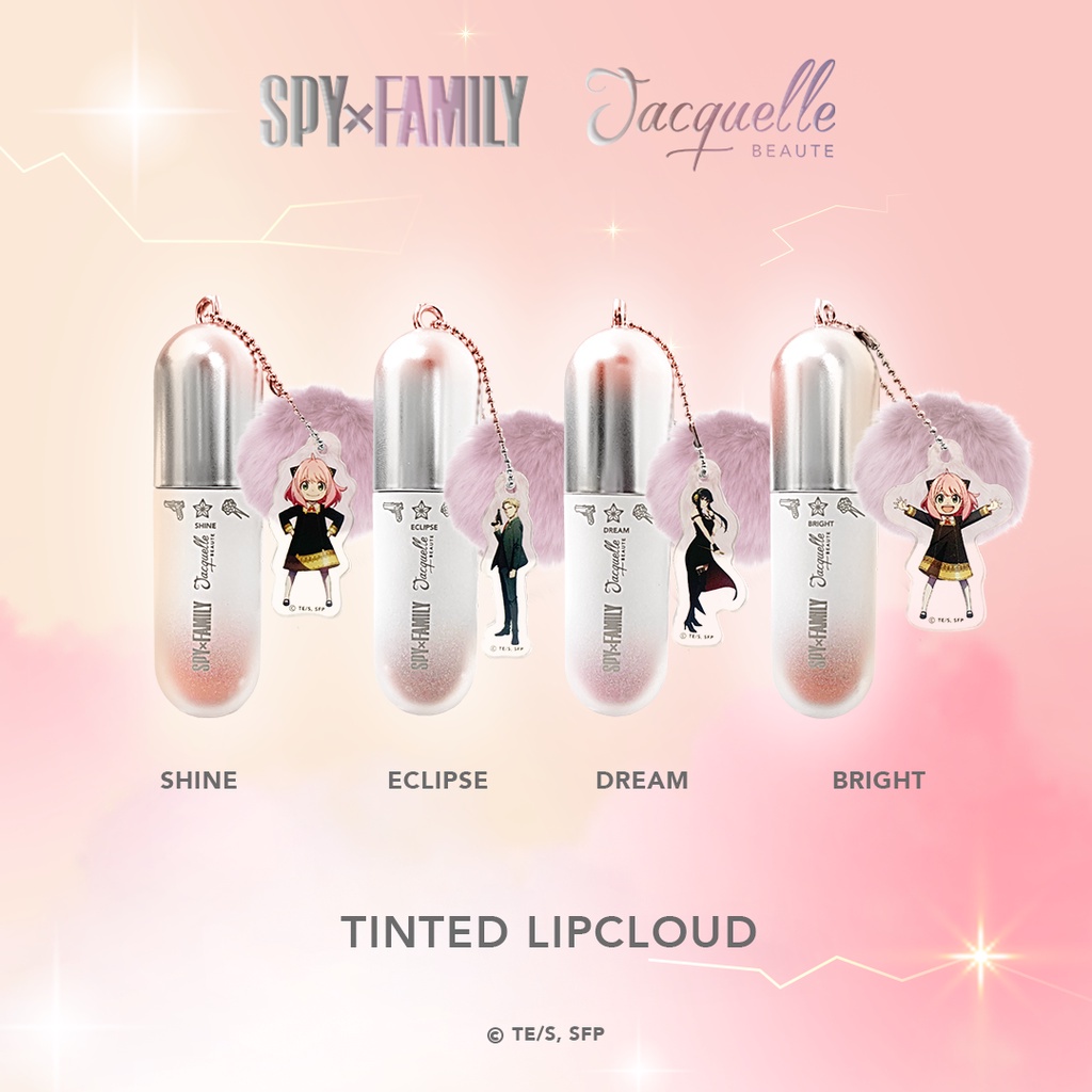 Jacquelle Tinted Lipcloud SPY X FAMILY Collection Cosplay Anime Japan Lip Tint BPOM