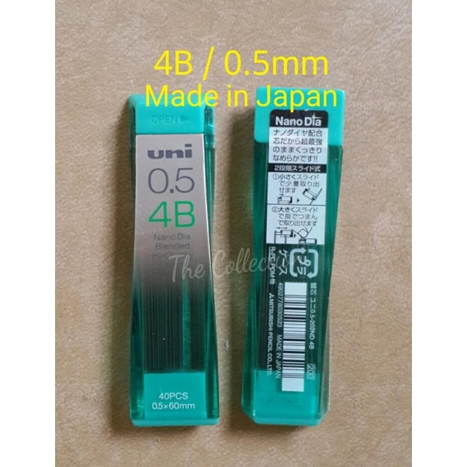 

ATK255UN 4B 0.5 mm isi pensil mekanik 40 pc JAPAN pencil refill design