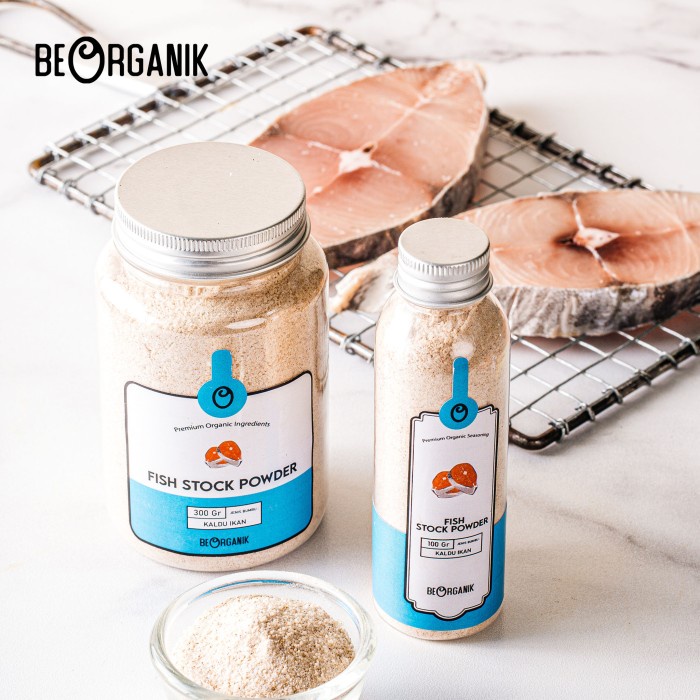 

Beorganik Fish Stock Powder (NON MSG) / Kaldu Ikan Bubuk - BIG 300gr