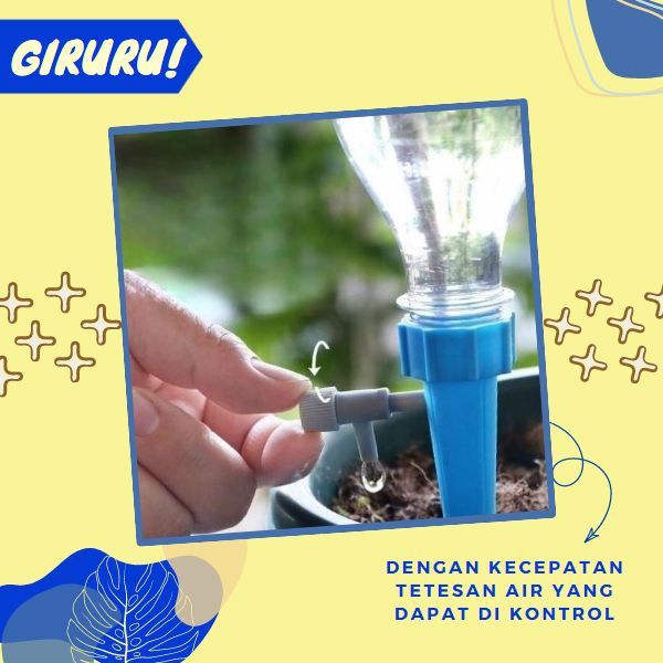 Tetes Tanaman Otomatis Alat siram tanaman Kran Taman Irigasi Kebun / Alat Penyiram Otomatis Sistem Siram Tetes Air Drip Dripper Irigasi Tanaman Botol / Alat Siram Tanaman Otomatis Sistem Tetes