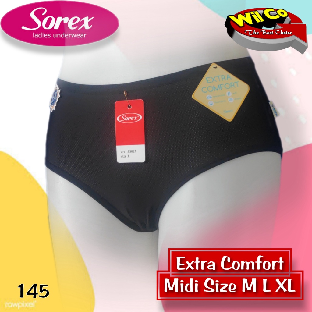 K145 CELANA DALAM WANITA SOREX,  SUPER COOL MEDIUM SIZE M - XL