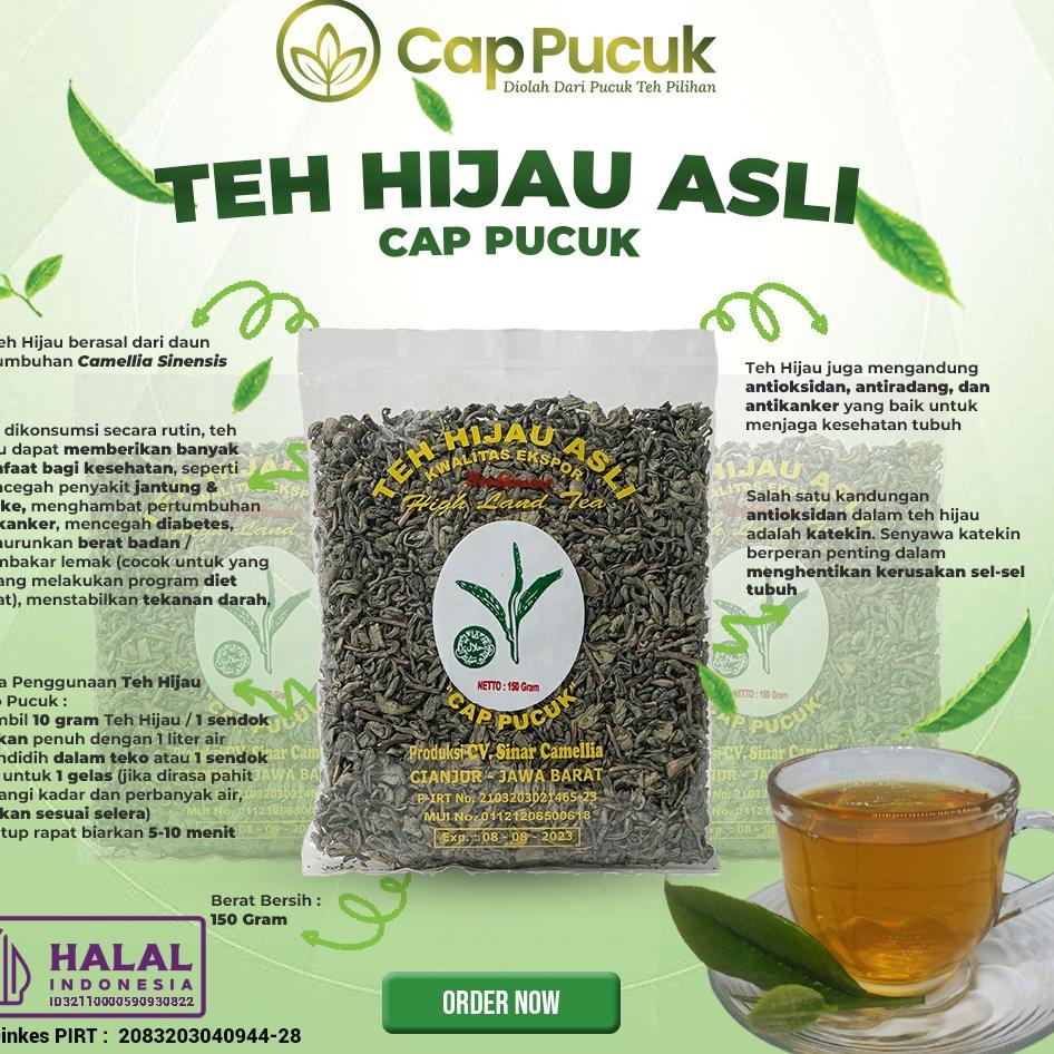 

♠ TEH HIJAU ( PEKO SUPER ) / GREEN TEA CAP PUCUK