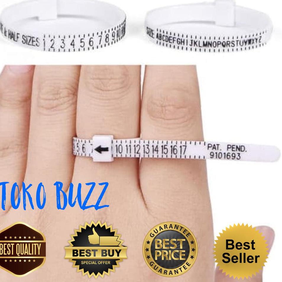 Terbaru Pengukur Jari Cincin Pria Wanita / Ring Sizer Finger USA