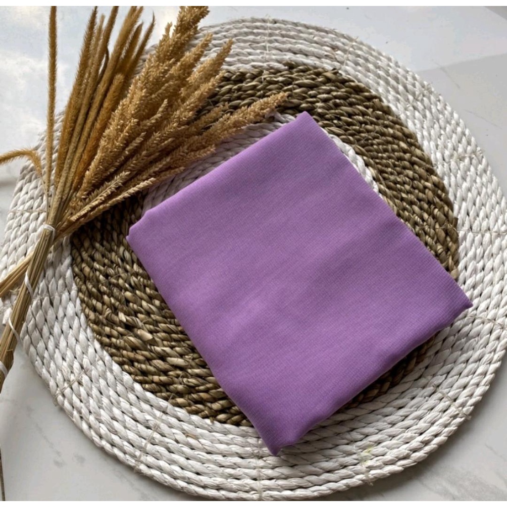 Daily Hijab Bella Square / Jilbab Kerudung segiempat 4 lilac