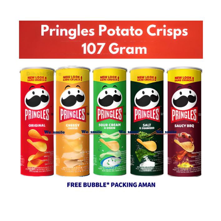 PROMO !! PRINGLES uk besar 107gr PROMO!!HALAL!!!