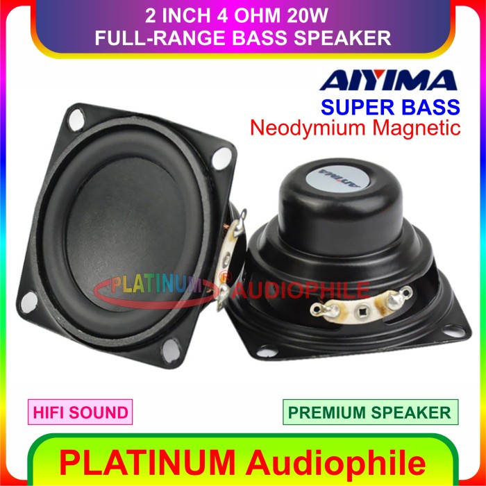 Speaker 2 Inch Fullrange Bass Neodymium Magnet 2" Hifi Full Range