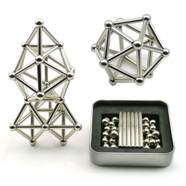 

Unik ZY Mainan Magnetik Steel Metalic Stick and Bucky Balls - 005 - Silver Murah