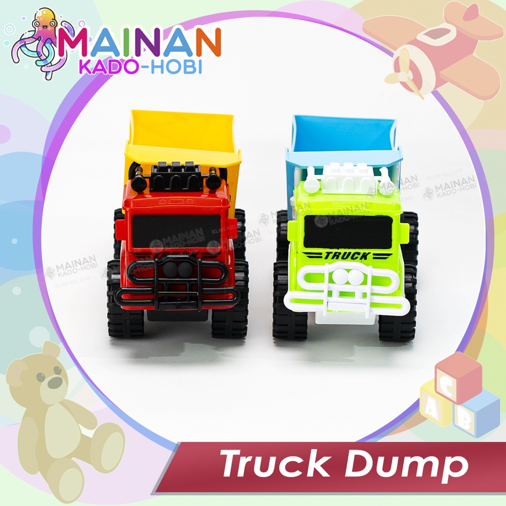 HADIAH ULANG TAHUN ANAK MAINAN PREMIUM ANAK MINIATUR DIECAST CAR DUMP TRUCK MOBIL TRUK KONSTRUKSI