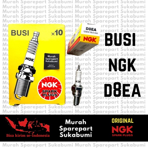 busi NGK original D8EA dijual per dus isi 10pc ORIGINAL 100PERSEN