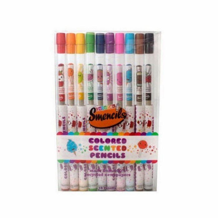 

Terlaris Smencils Colored Pencil Smencil Scent Pensil Warna 10 Original