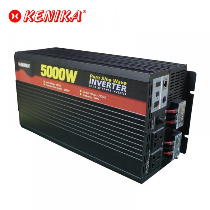 KENIKA PURE SINE WAVE 5000W 48V DC-220V AC POWER INVERTER PSW-5000-48