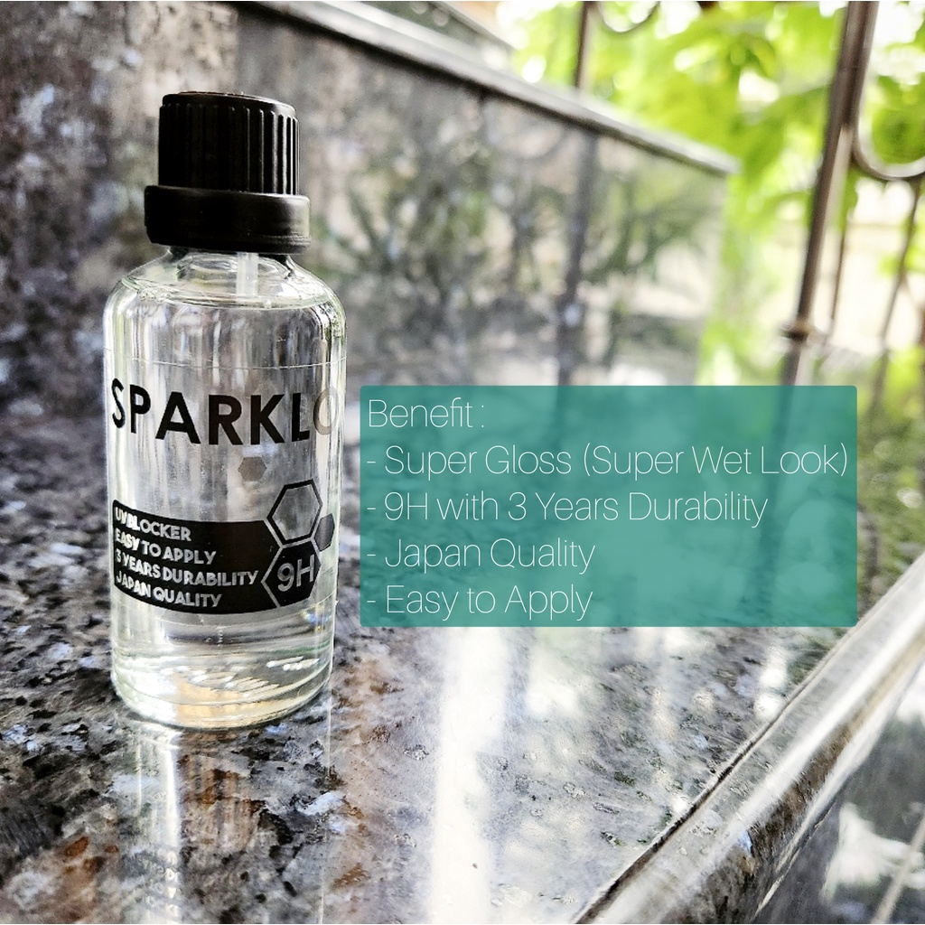 Sparklo CCH 50ml 9H Nano Ceramic Coating Mobil Motor by Coating Factory