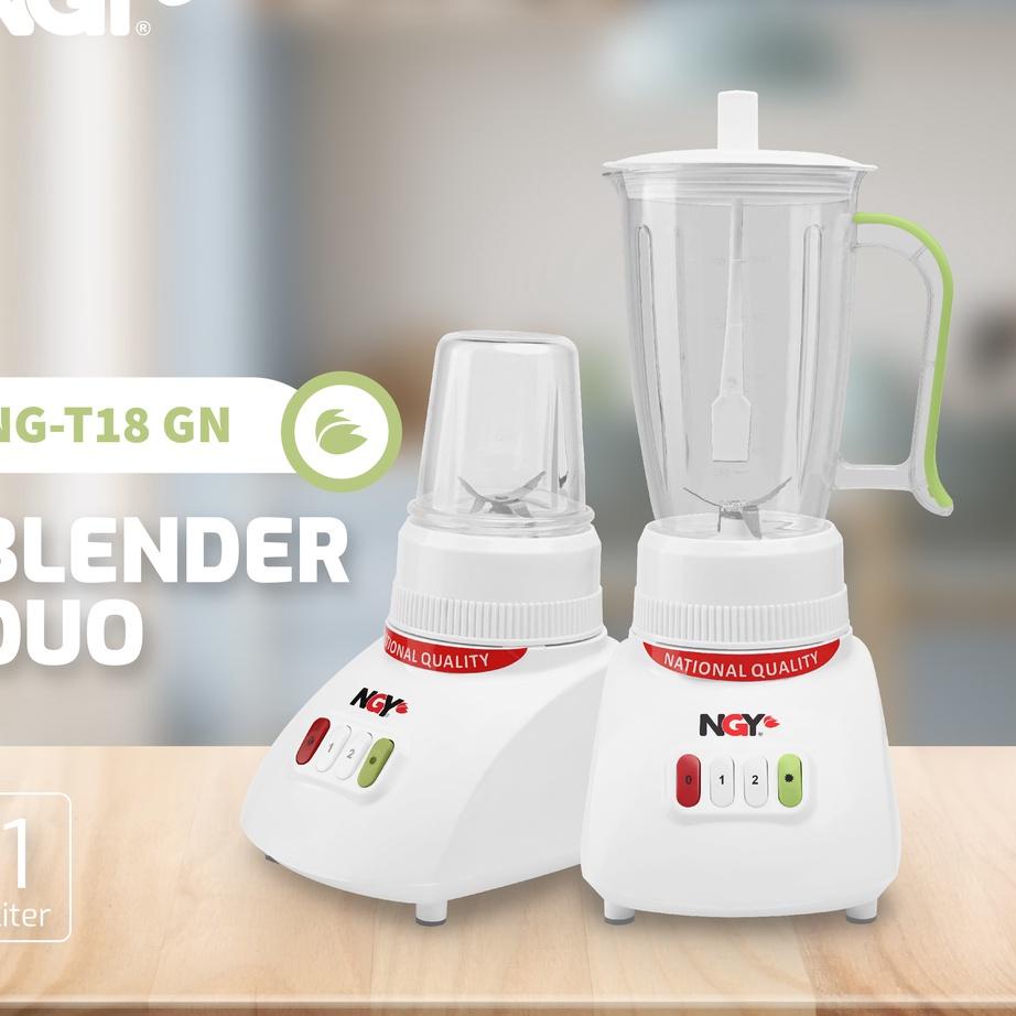 ➮ NGY Blender Duo 2in1 / Buah dan Bumbu | NGY-T18GN ℗