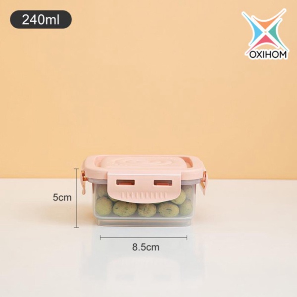 

Promo Oxihom Food Container Kotak Tempat Makan Toples Plastik Penyimpanan - s2446 pink Berkualitas