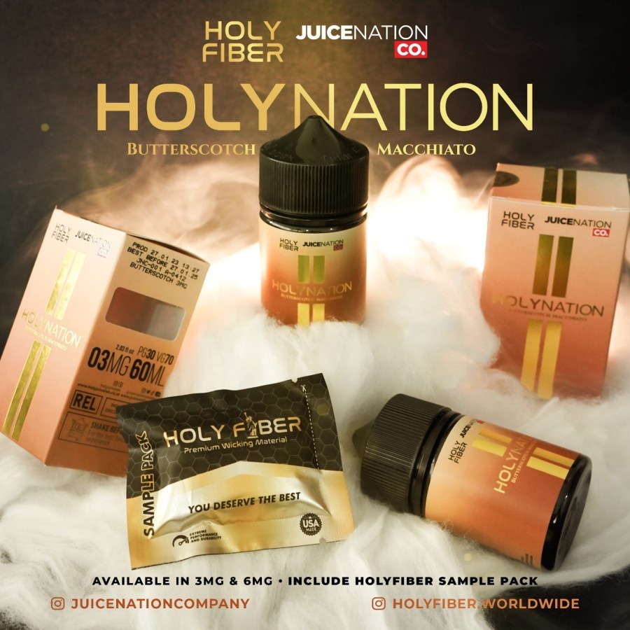 HOLYNATION BUTTERSCOTCH MACCHIATO HOLYNATION 60ML by JUICENATION