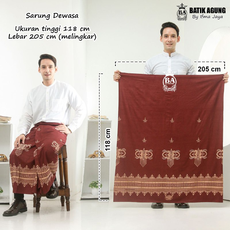 AGUNG SARUNG BATIK PRIA RAYON MOTIF PINTU ACEH SARUNG BATIK PRIA DEWASA SARUNG BATIK PEKALONGAN SARUNG SANTUNG SARUNG BATIK SANTRI