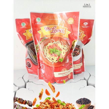 

Mc Lewis Saos 1 KG BESAR ( BBQ / Blackpepper / Spaghetty / Hot BBQ ) BPOM RI √