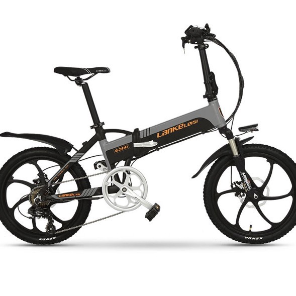 Sepeda Lipat Lankeleisi Elektrik G300 Electric Listrik Sama G660 Putih