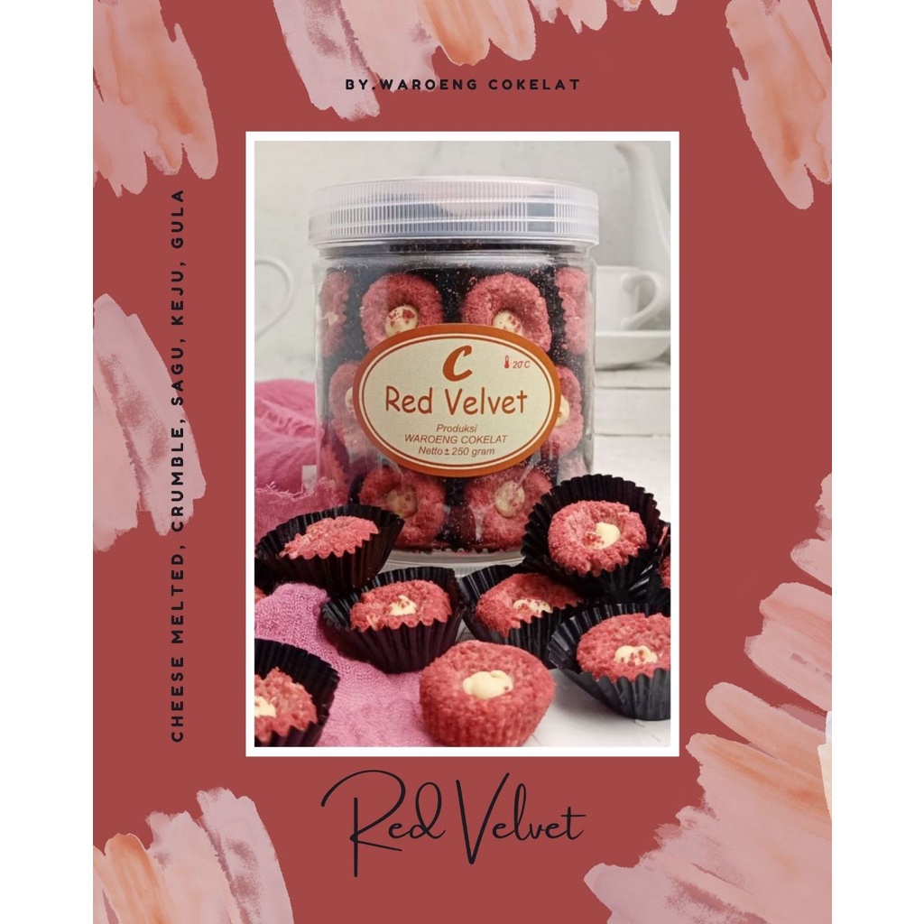 

COOKIES RED VELVET WAROENG CHOCOLATE