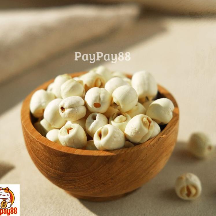 

✴ BIJI TERATAI KERING PREMIUM - WHITE LOTUS SEED IMPORT - LIENCI - LIEN CI - LIAN ZHI - LIAN ZI 500 GRAM ♧