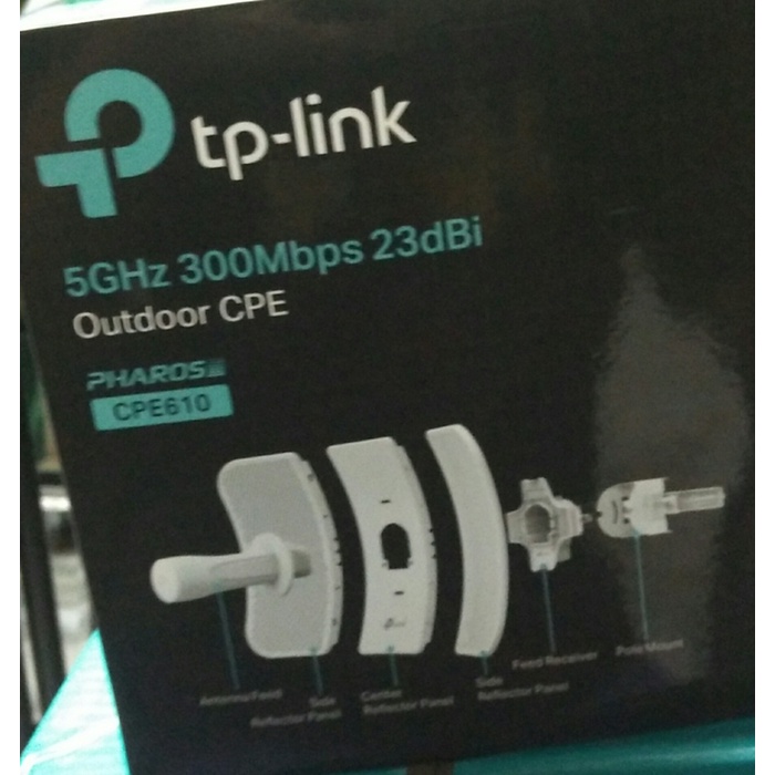 TPLink CPE610 5Ghz 300Mbps 23dbi Outdoor Repeater Pharos CPE 610