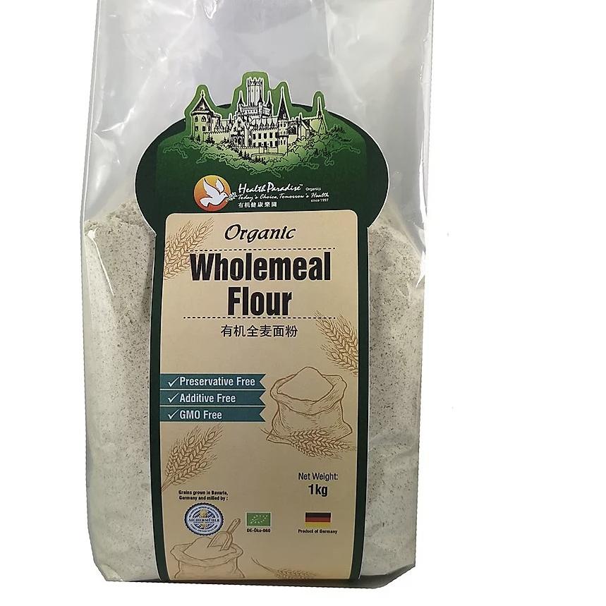 

BISA COD - Health Paradise Organic Wholemeal Flour, Hi Protein Wholemeal 1kg Baru !