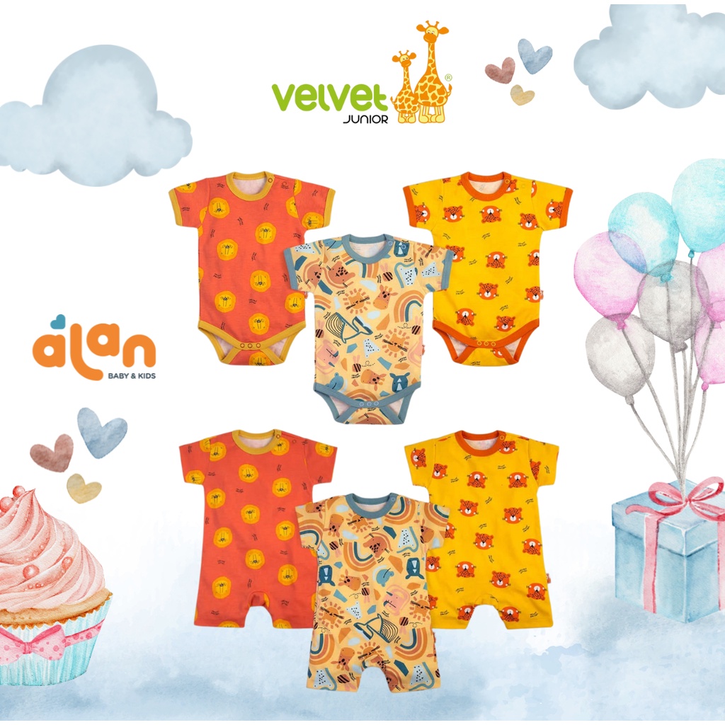 Velvet Junior Activewear Bodysuit Boy Series - SUNRICE ADVENTURE Isi 3