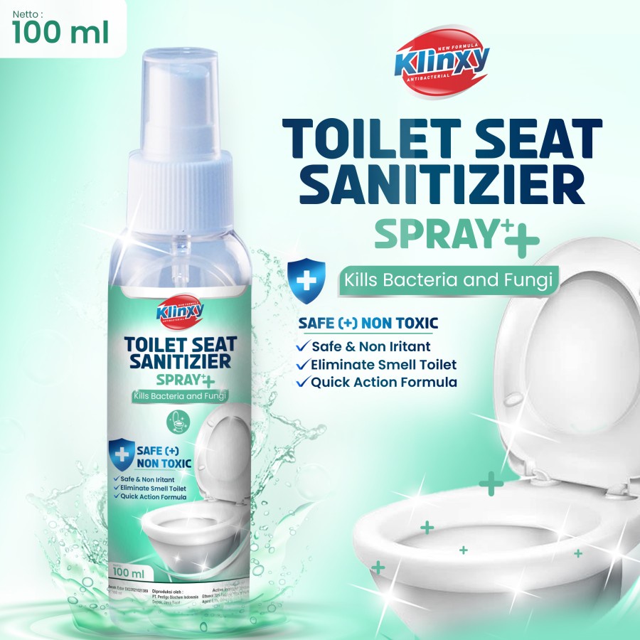 Anti Bakteri Steril -Klinxy 100ml Toilet Seat Spray Sanitizer