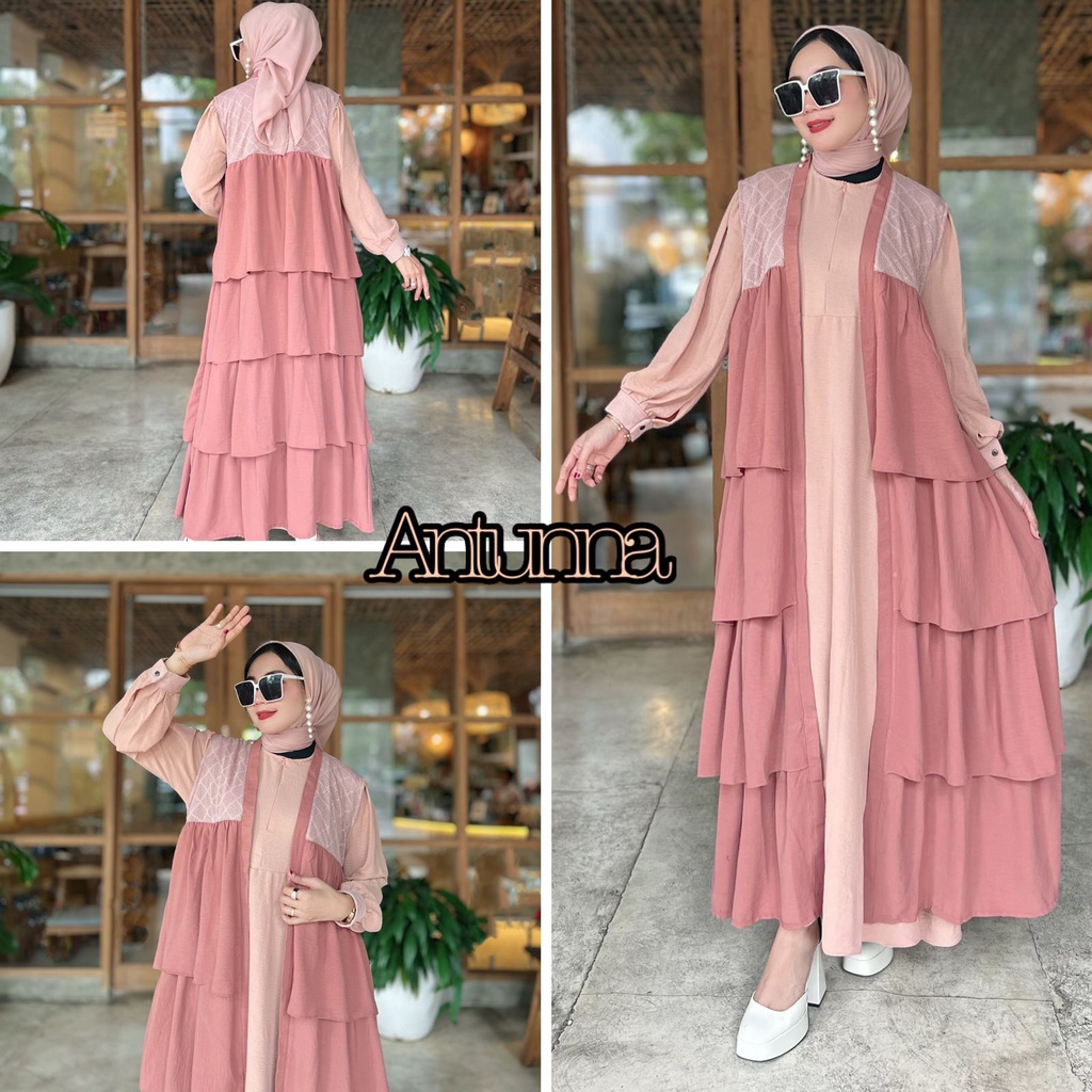 antunna zaskia gamis dress set