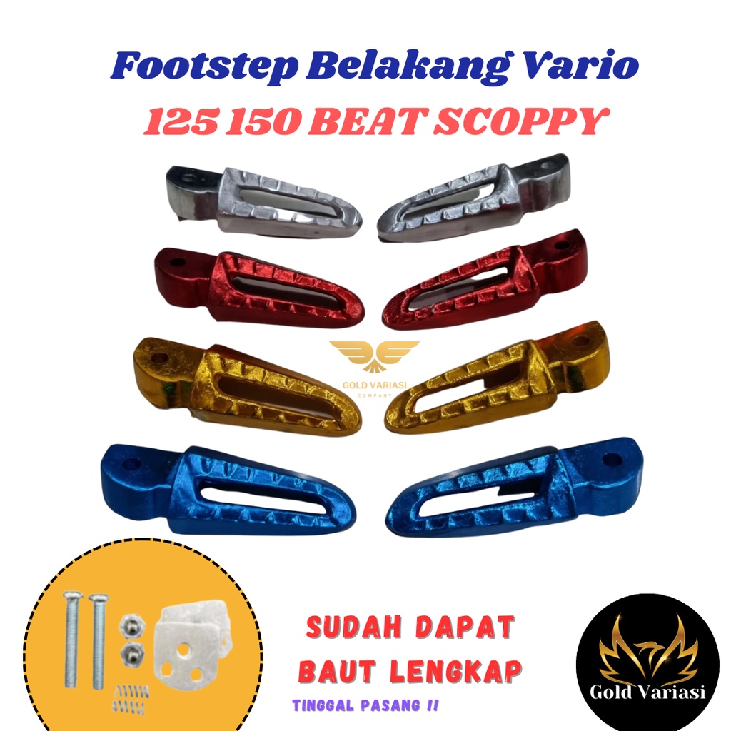 Footstep Belakang Pijakan Kaki Honda Vario scoopy beat Fi vario