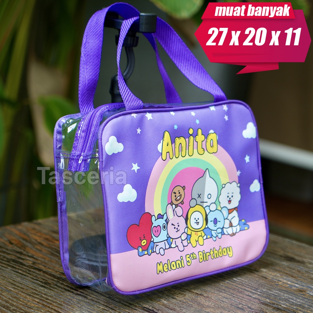 

Tas Ulang Tahun Anak Mika custom BT21