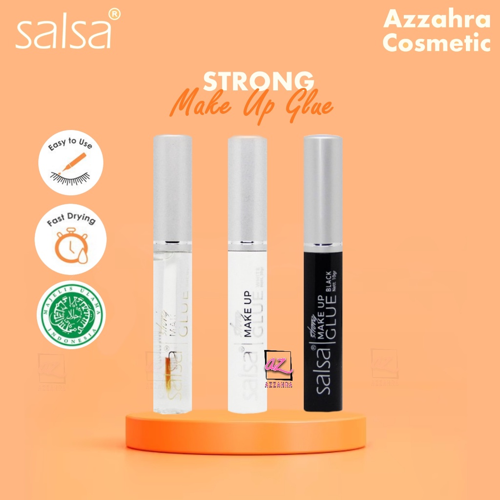 SALSA Strong Makeup Glue - White - Black - Transparant - Lem Bulu Mata