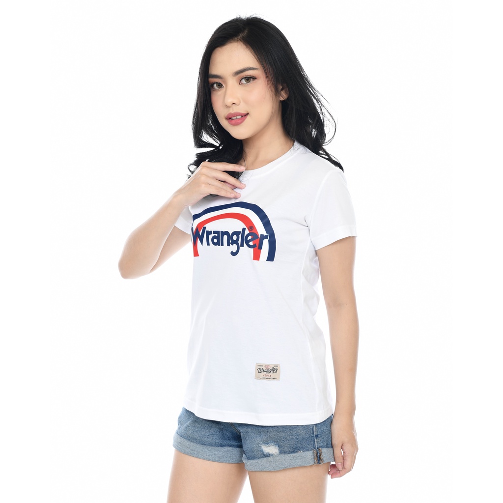 Kaos Wrangler | Kaos Cewek | Rainbow White | KWRW - 1