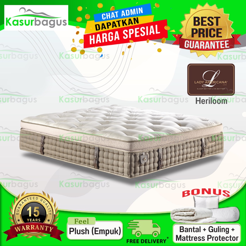 Lady Americana Kasur Springbed Heirloom - Hanya Kasur 180x200