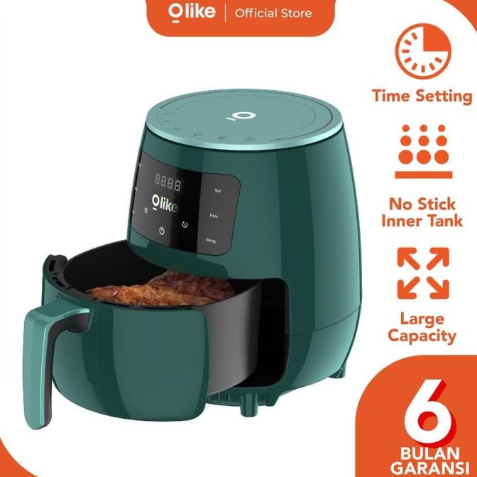 Olike Home Digital Air Fryer Low Power 800Watt 4.5L Kapasitas Besar Storrianake
