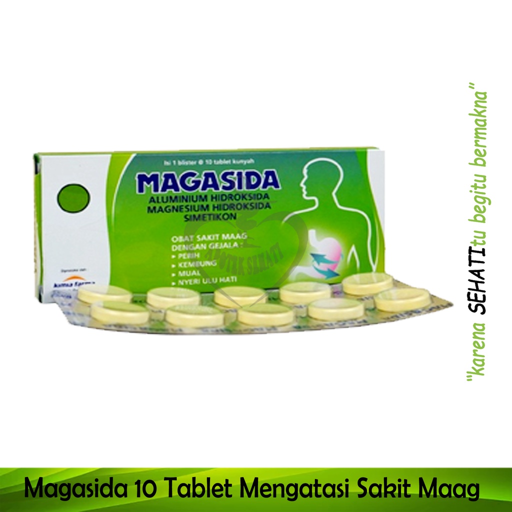 Magasida Tablet Mengatasi Gejala Asam Lambung