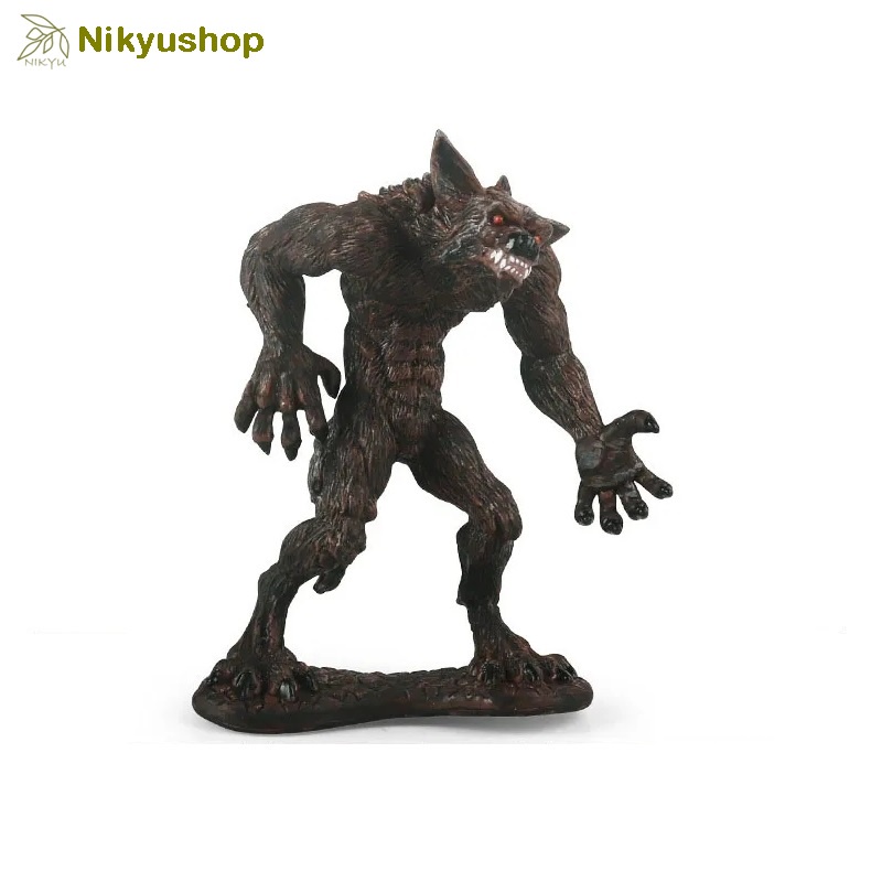 [Nikyushop] Mainan Pajangan Miniatur Patung Manusia Serigala Werewolf Figure Mitologi