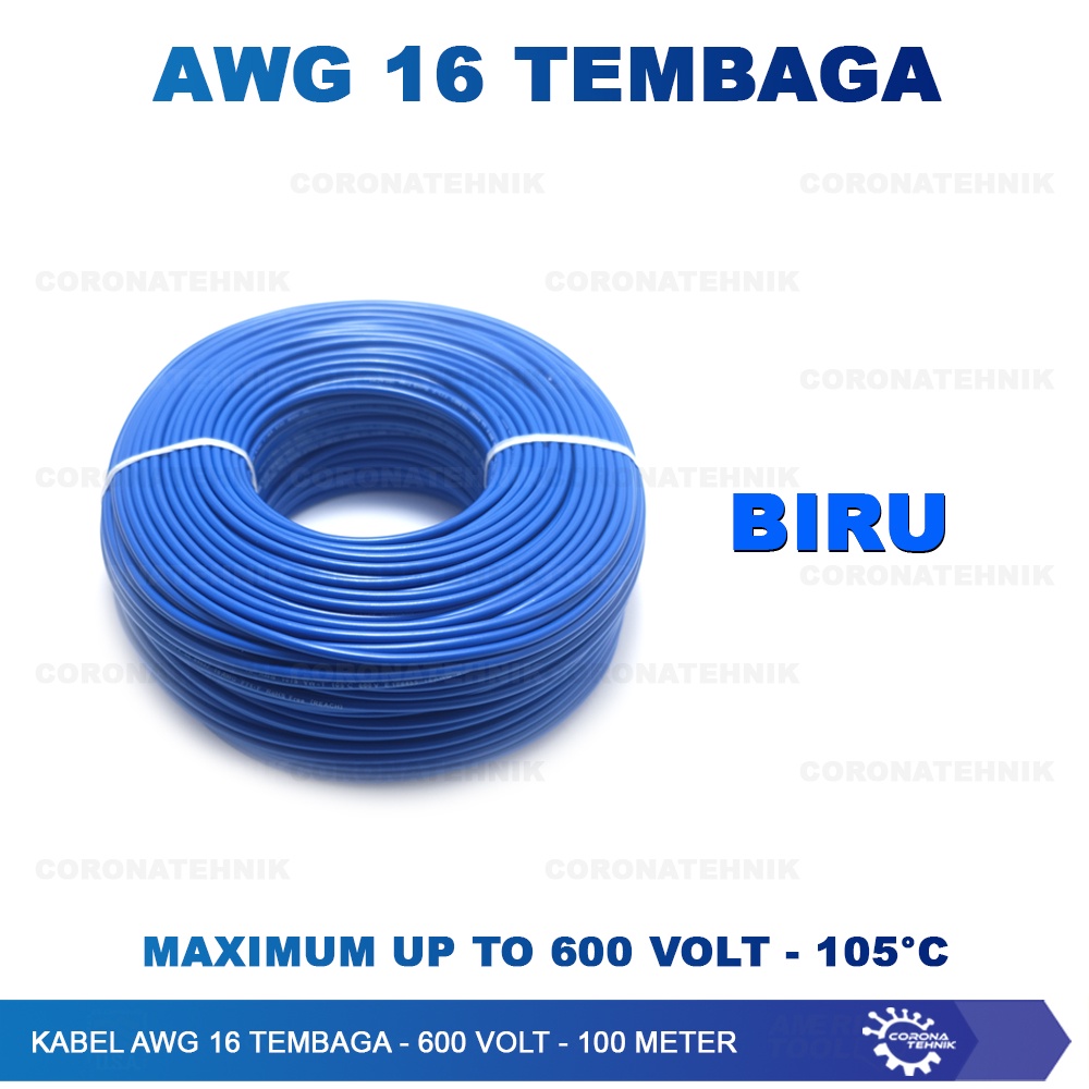 Kabel AWG 16 Tembaga - 600 Volt - 100 Meter