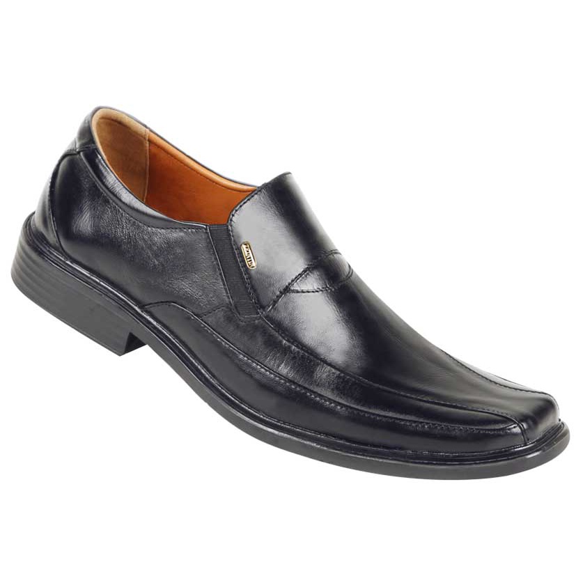 Zeintin - Sepatu Pantofel Hitam Pria Formal Kantor Leather Swedian Premium Original Zeintin ZX