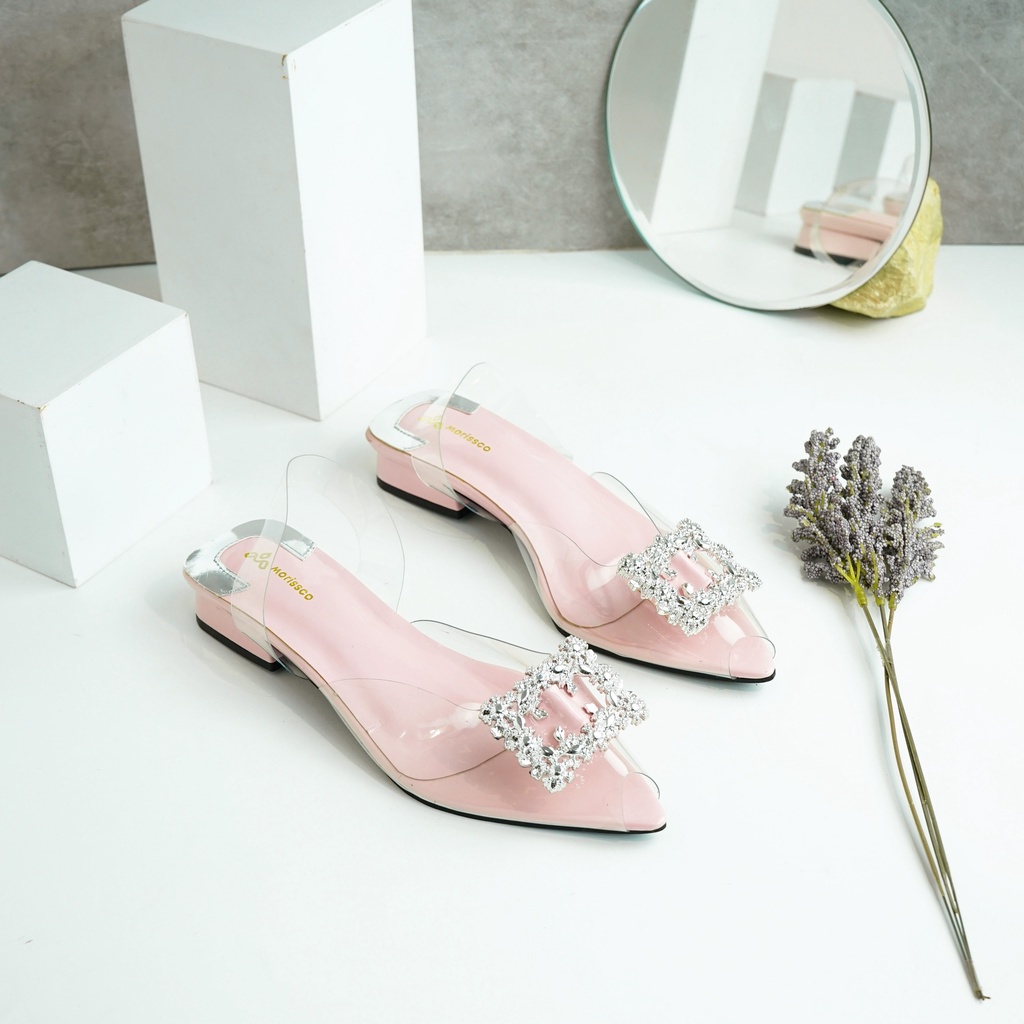 Sandal Wanita Adelia Heels Mika 3CM B-CK 03